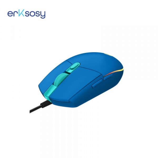 ⁦LOGITECH G102 LIGHTSYNC RGB 6 BUTTON GAMING MOUSE-Blue⁩ - الصورة ⁦2⁩
