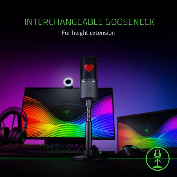 Razer Seiren Emote Streaming Microphone - Image 5
