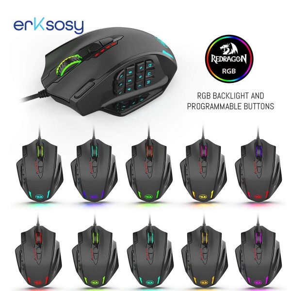 Redragon M908 IMPACT Wired RGB Gaming Mouse - Image 5