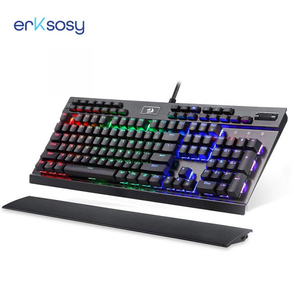 Redragon K550 Yama RGB Mechanical Gaming Keyboard | Tactical Purple Switches | Macro Recording Wrist Rest Volume Control USB Passthrough - Image 3