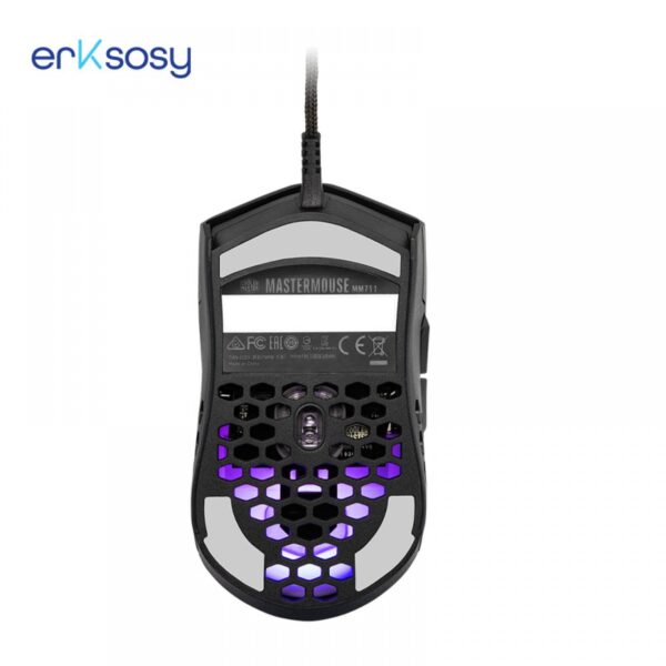 Cooler Master MM711 60G RGB Gaming Mouse – 16000 DPI (Matt Black) - Image 2