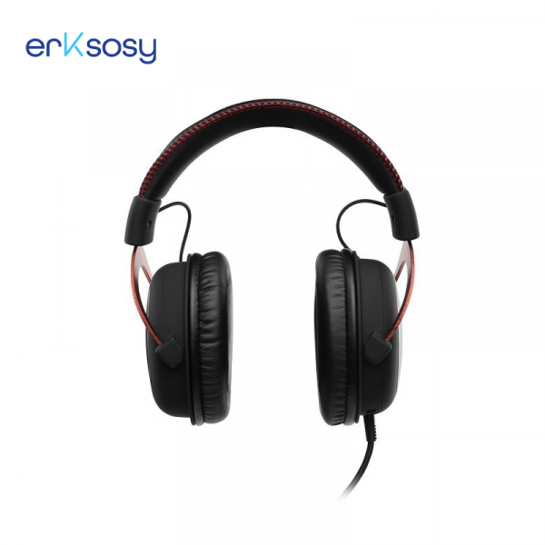 ⁦HyperX Cloud II Gaming Headset For PC & PS4 & Xbox One, Nintendo Switch - Red⁩ - الصورة ⁦3⁩