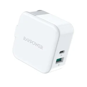 RAVPower RP-PC110 18W Dual Ports QC3.0 + Type-c PD White
